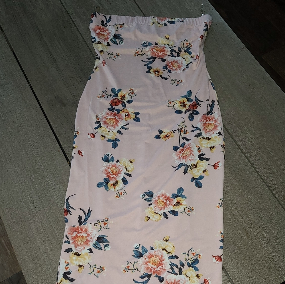 Haute monde strapless dress